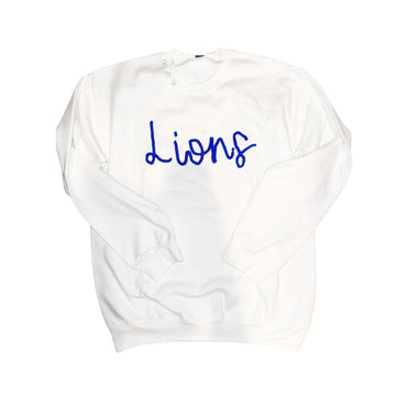 Lions FauxNelle Crewneck