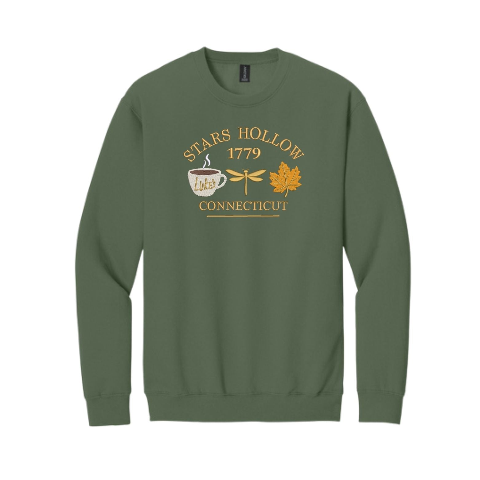 Stars Hallow Embroidered Crew