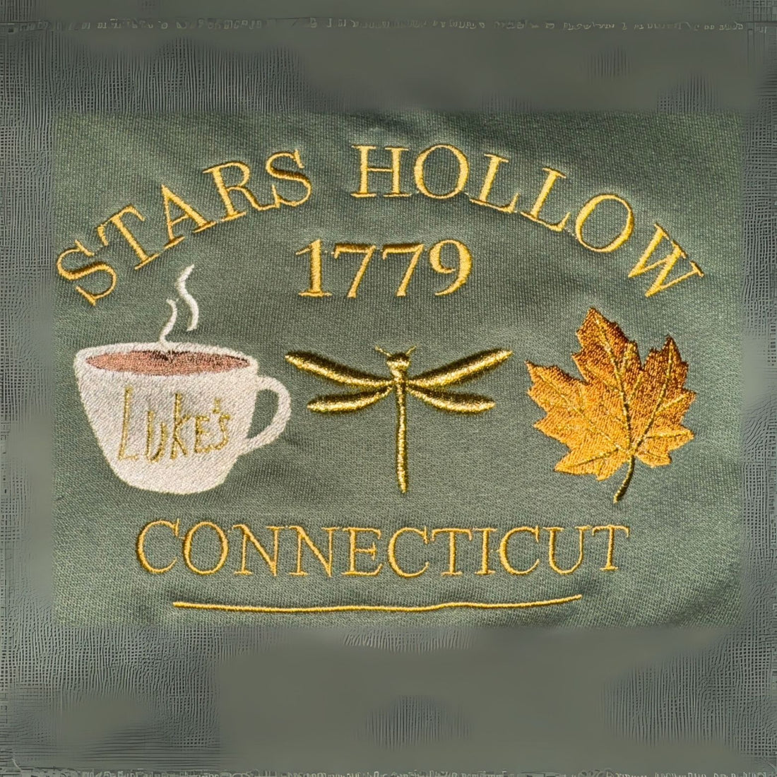 Stars Hallow Embroidered Crew