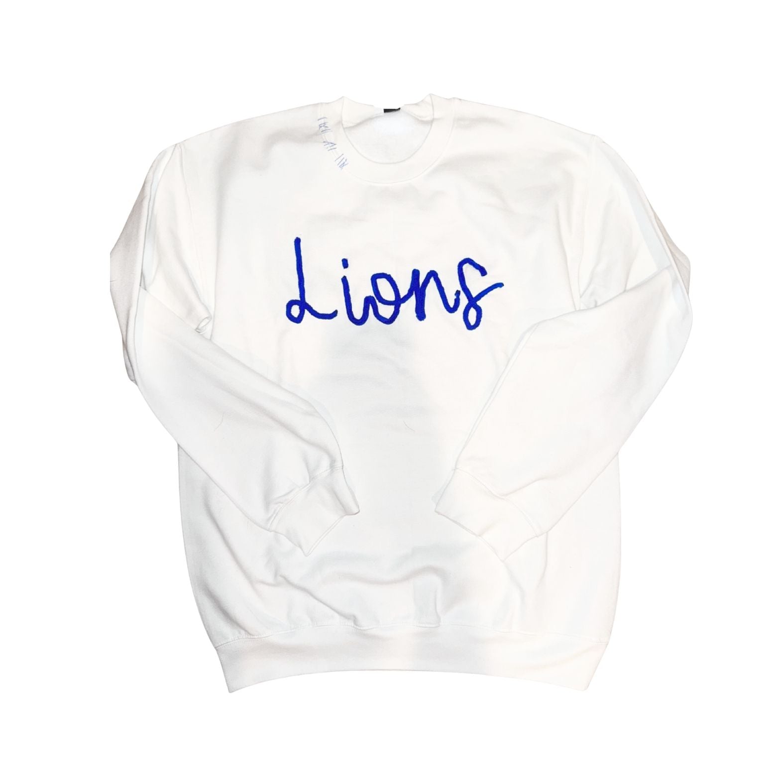 Lions FauxNelle Crewneck