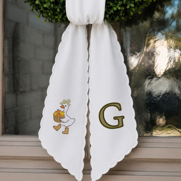 Fall Goose Wreath Ribbon