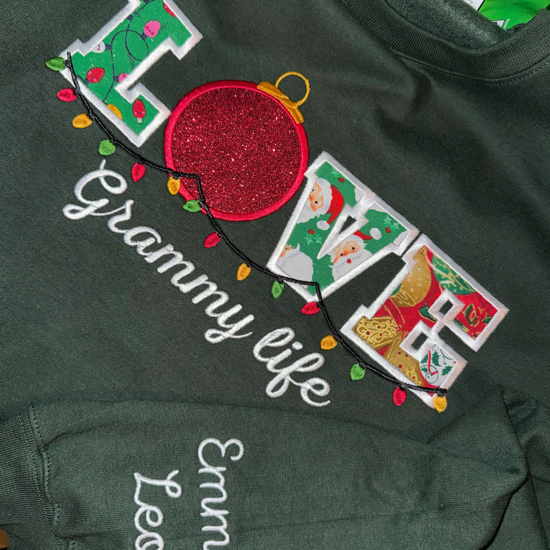 Custom Applique Crewneck Sweatshirt