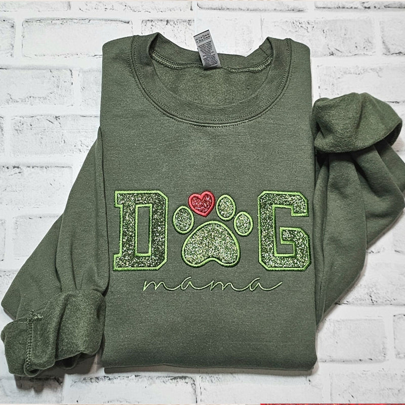 Custom Bride Glitter Embroidery Crewneck