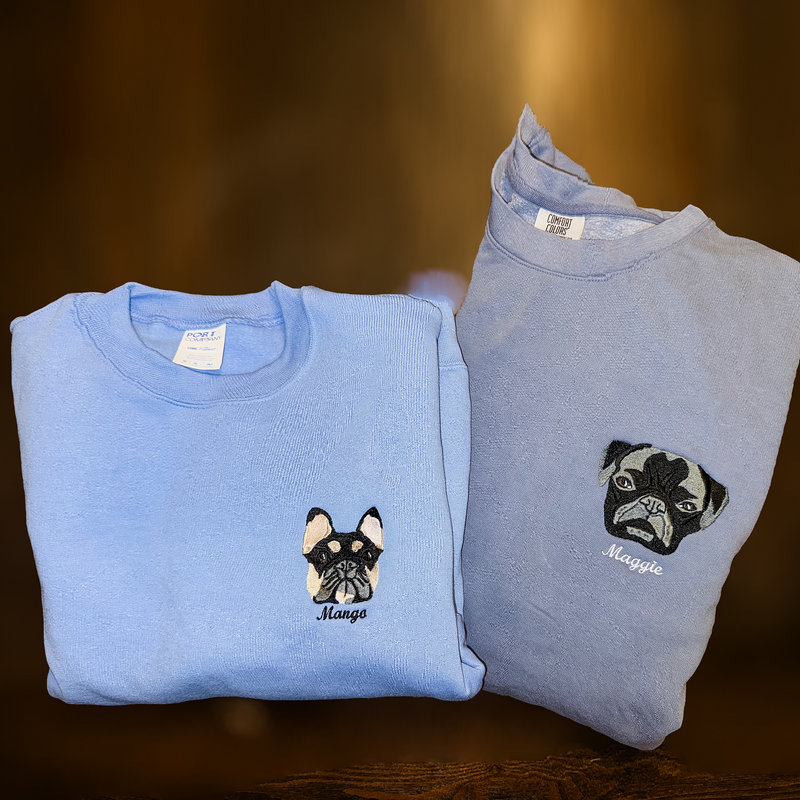 Custom Pet Embroidered Crewneck